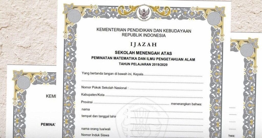 Illust Sebuah Hasil Beli Ijazah